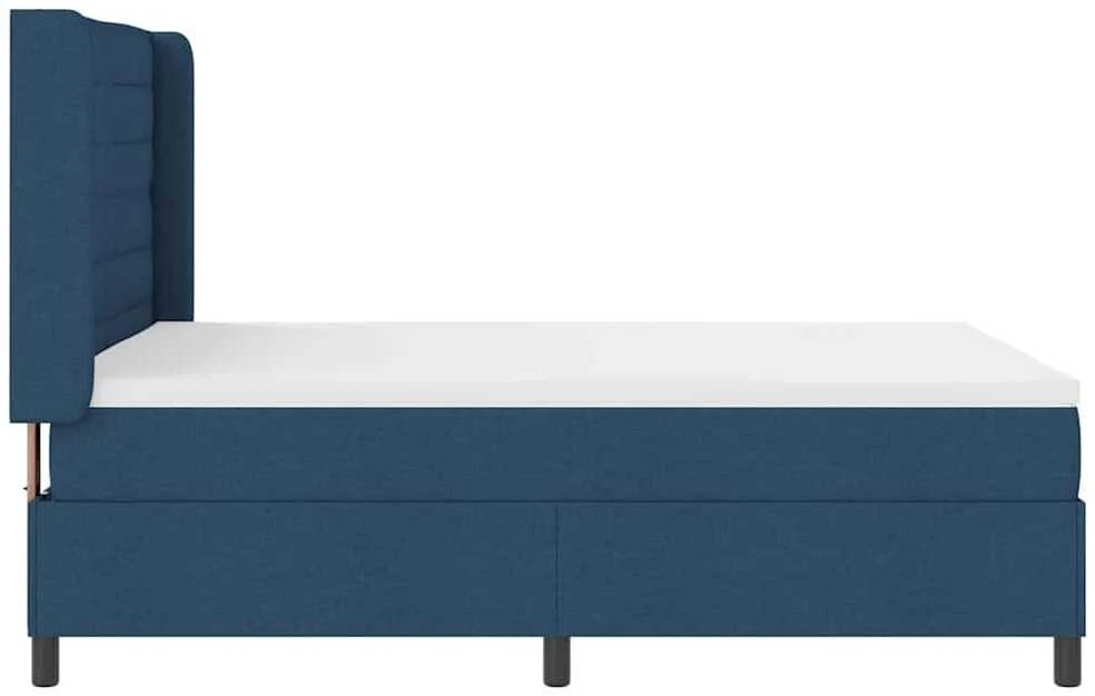 Kiemas lova su pagalve Mėlyna 200 x 160 cm audinys