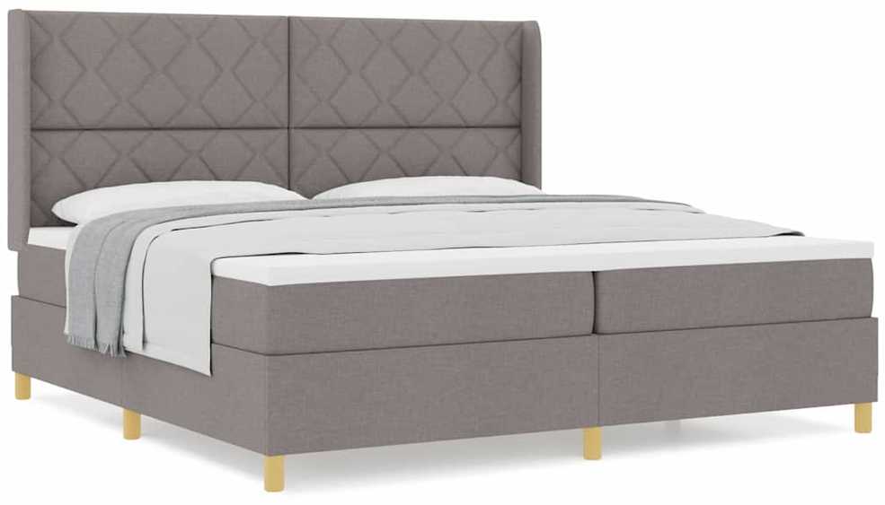Kiemas lova su galvūgalio Tortora 200 x 200 cm audinys