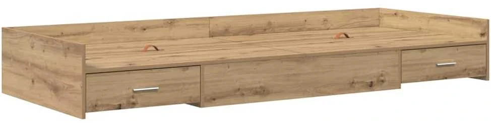 Lova Lovos rėmas Amatininkų ąžuolas 100 x 200 cm Apdirbta mediena