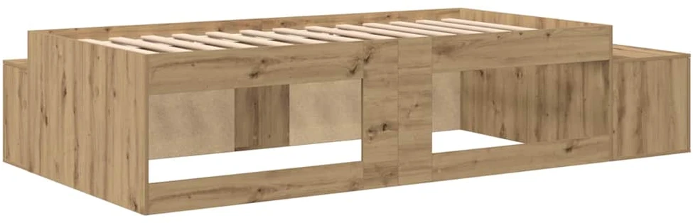 Lova su daiktų laikymo vieta Amatininkų ąžuolas 80 cm