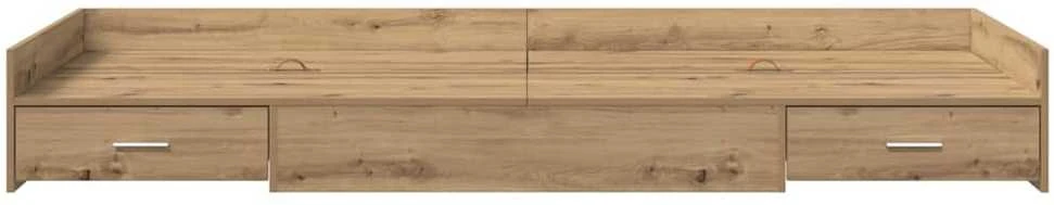 Lova Lovos rėmas Amatininkų ąžuolas 100 x 200 cm Apdirbta mediena