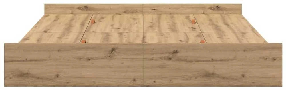 Lova su daiktų laikymo vieta Amatininkų ąžuolas 200 x 200 cm