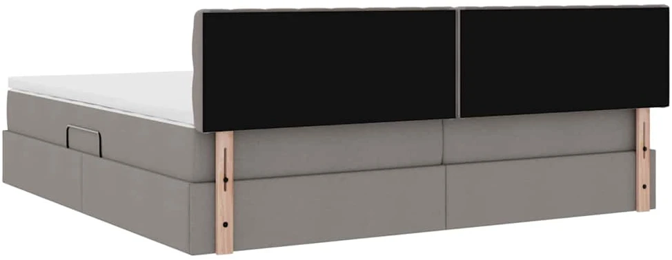 Lova su daiktų laikymo vieta ir čiužiniu Tortora 200 x 200 cm