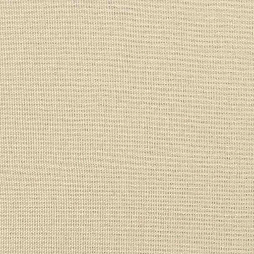 Lova su daiktų laikymo vieta ir čiužiniu Kreminė 200 x 200 cm
