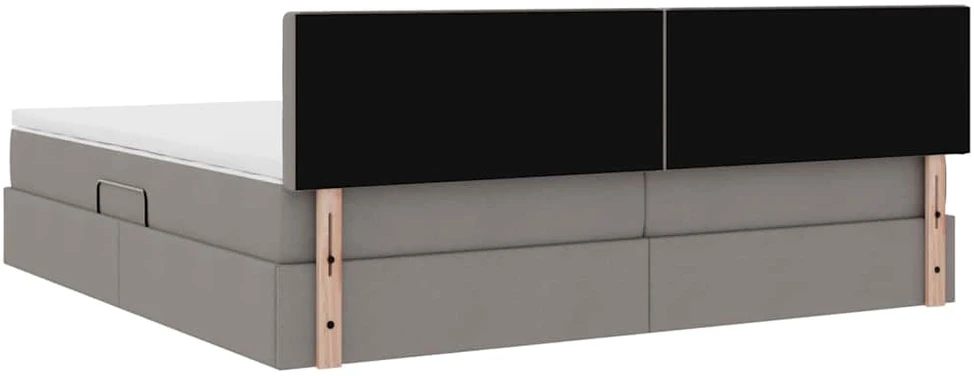 Lova su daiktų laikymo vieta ir čiužiniu Tortora 200 x 200 cm