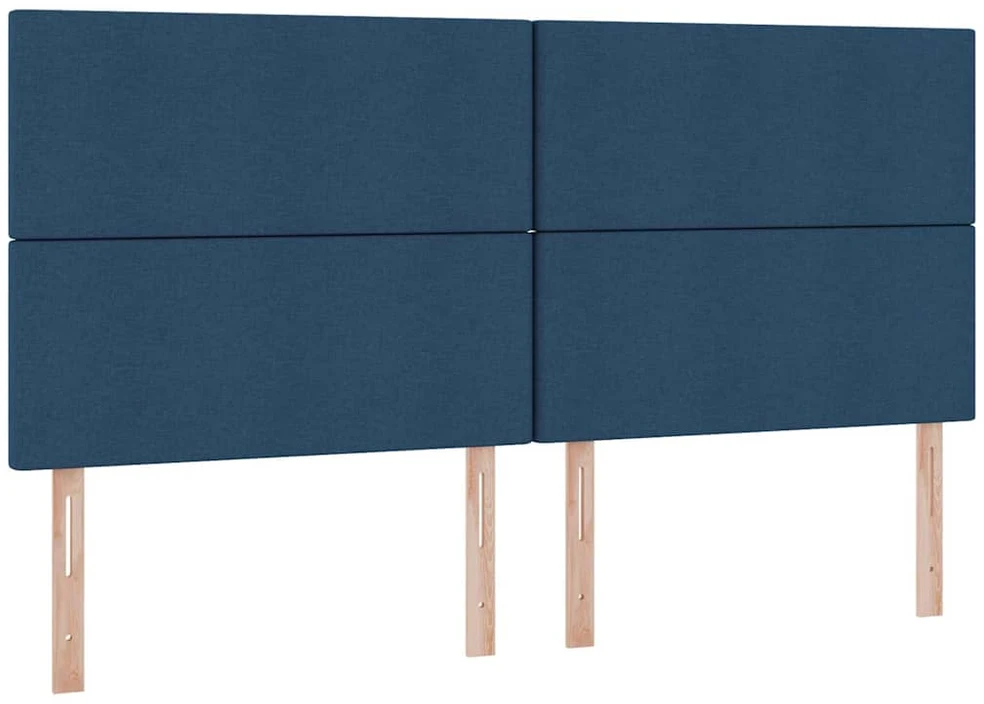 Lova su daiktų laikymo vieta ir čiužiniu Mėlyna 200 x 200 cm