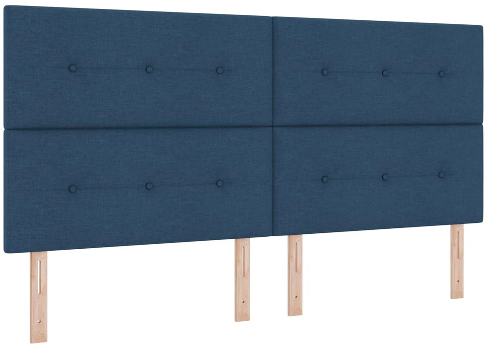 Lova su daiktų laikymo vieta ir čiužiniu Mėlyna 200 x 200 cm