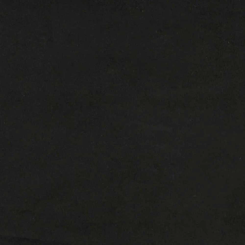 LED saugojimo lova su čiužiniu Juoda 140 x 200 cm Aksomas