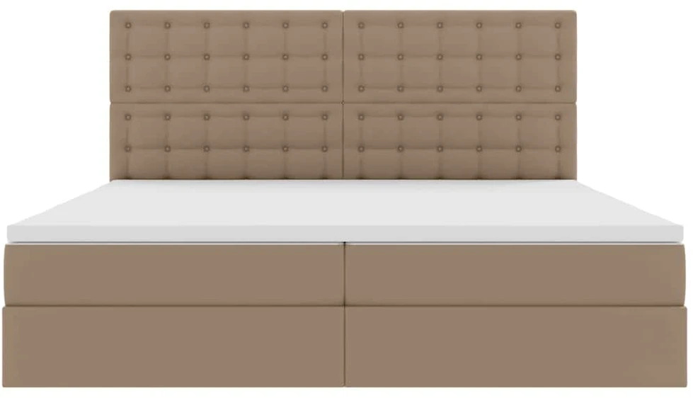 Lova su daiktų laikymo vieta ir LED Kapučino 200 x 200 cm