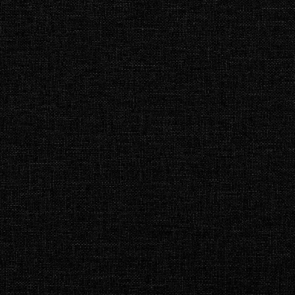 LED saugojimo lova su čiužiniu Juoda 160 x 200 cm Audinys