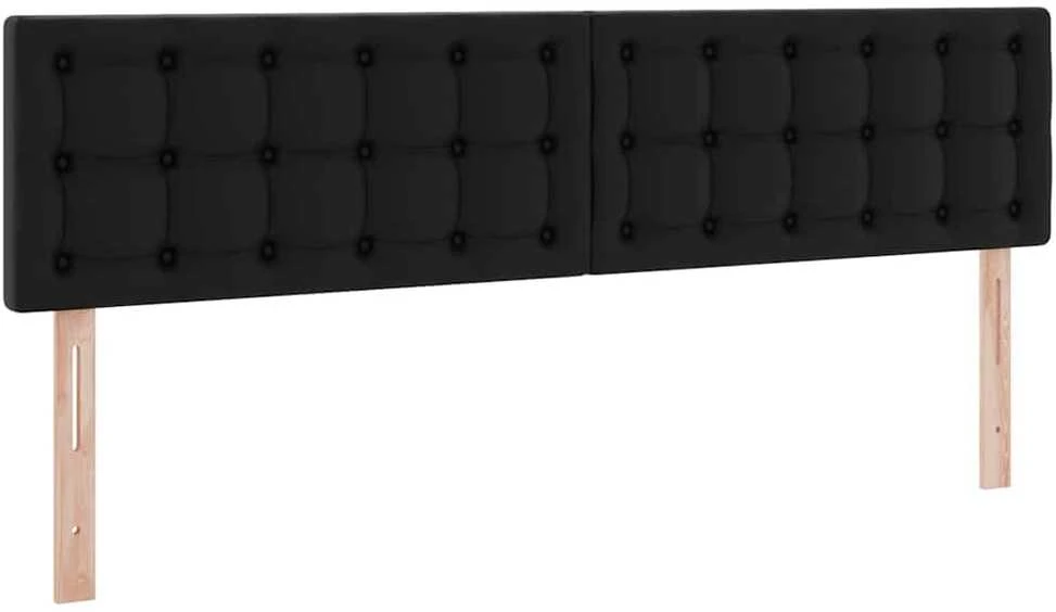 Lova su daiktų laikymo vieta ir LED Juoda 200 x 200 cm