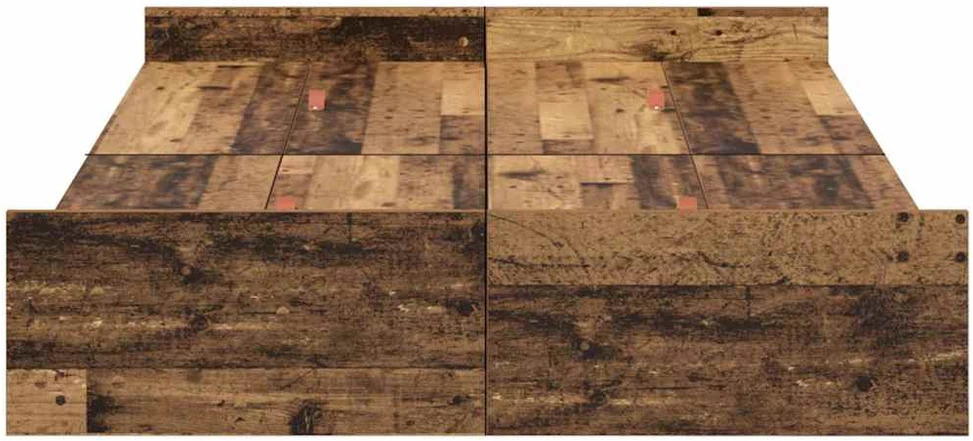 Lova su daiktų laikymo vieta Senovinis medis 120 x 200 cm