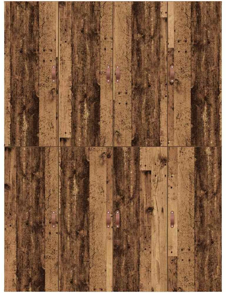 Lova su daiktų laikymo vieta Senovinis medis 135 x 190 cm