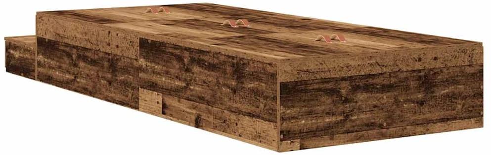 Lova su daiktų laikymo vieta su stalčių Senovinis medis 75 cm