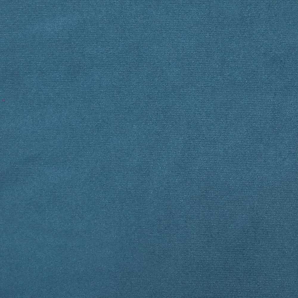 Lova su ištraukiama dalimi/čiužiniu, mėlyna, 80x200cm, aksomas