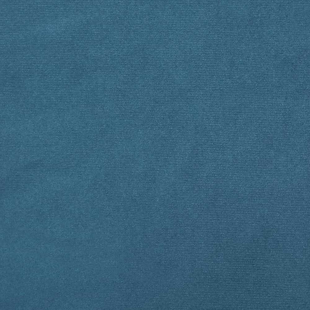 Lova su ištraukiama dalimi, mėlynos spalvos, 80x200cm, aksomas