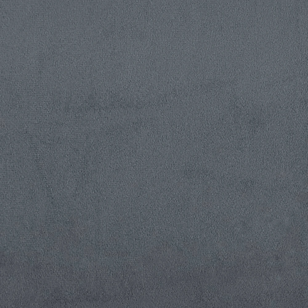 Lova su ištraukiama dalimi/stalčiais, pilka, 90x190cm, aksomas