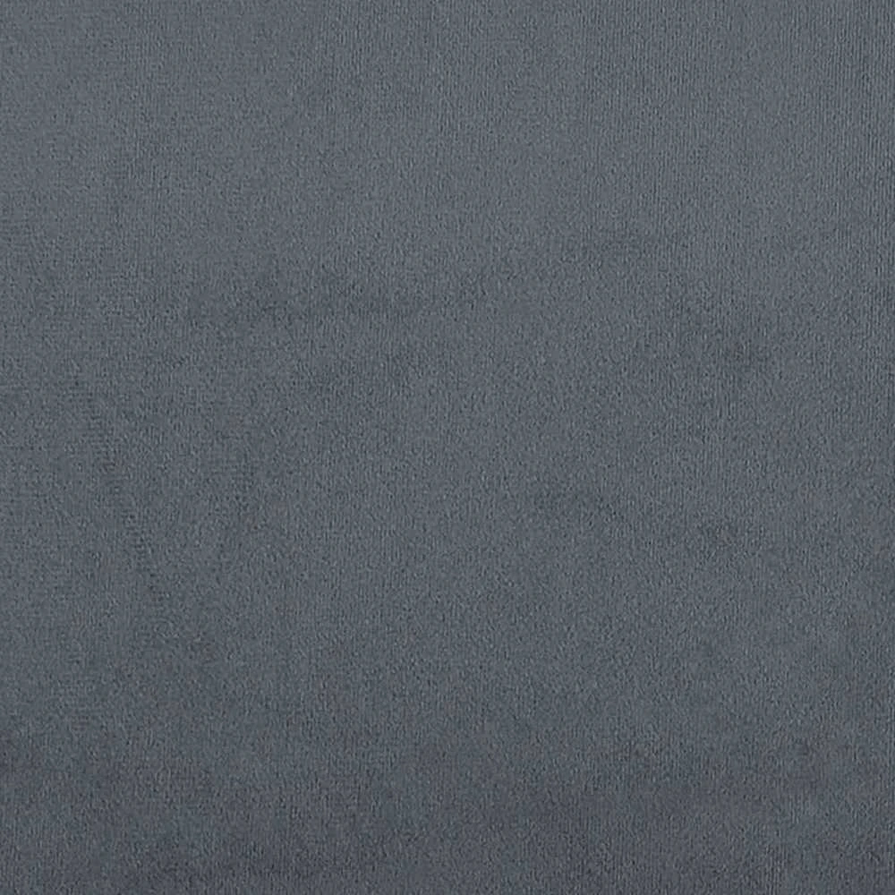 Lova su ištraukiama dalimi/stalčiais, pilka, 90x190cm, aksomas