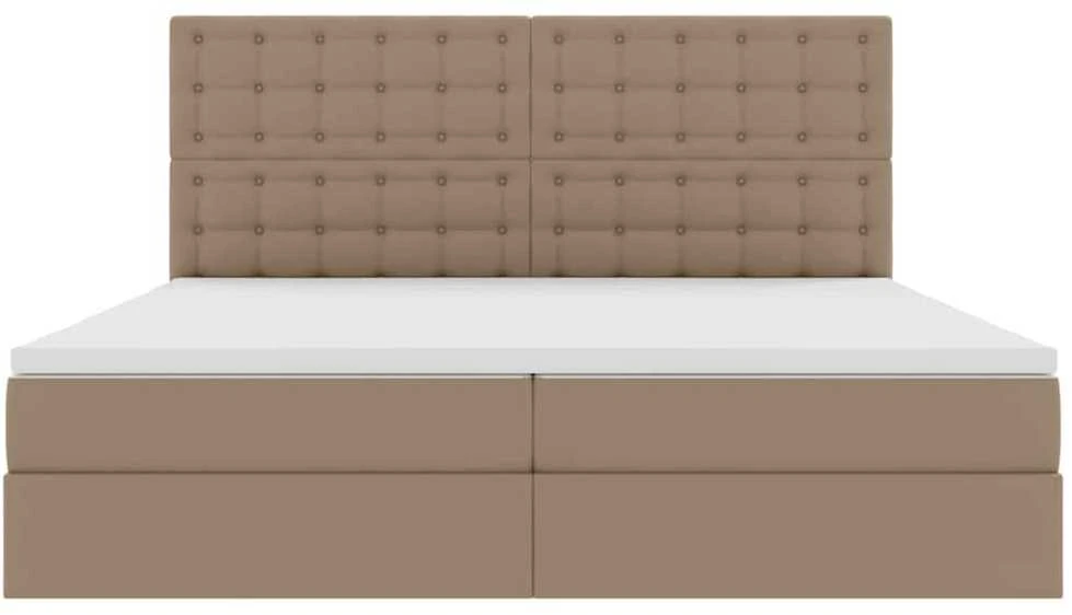 Lova su daiktų laikymo vieta ir LED Kapučino 200 x 200 cm