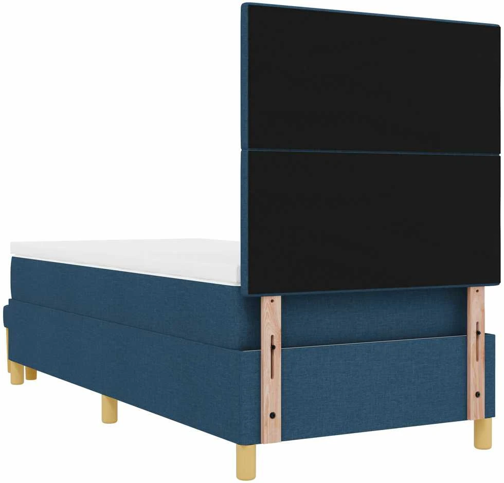 Kiemas lova su pagalve su galvūgalio Mėlyna 200 x 80 cm audinys