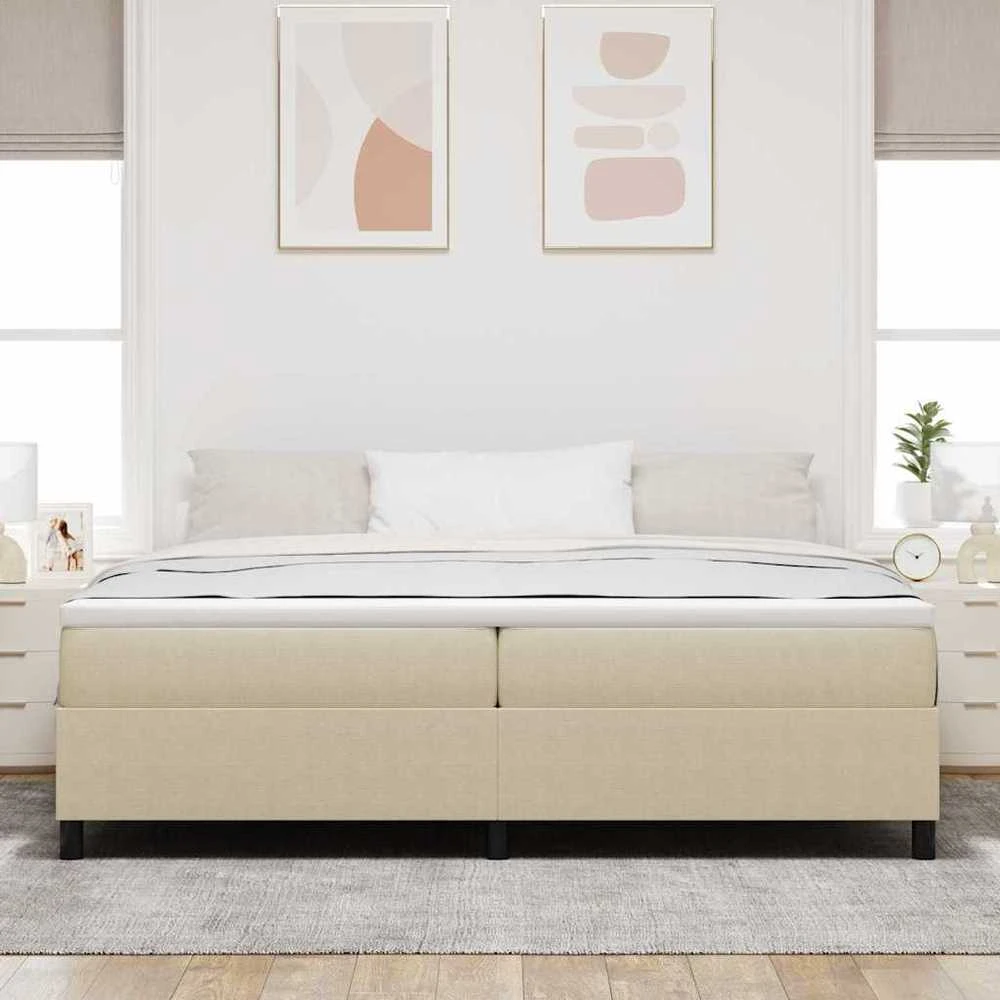 Platforminės lovos rėmas Pilkai žalia 200 x 200 cm