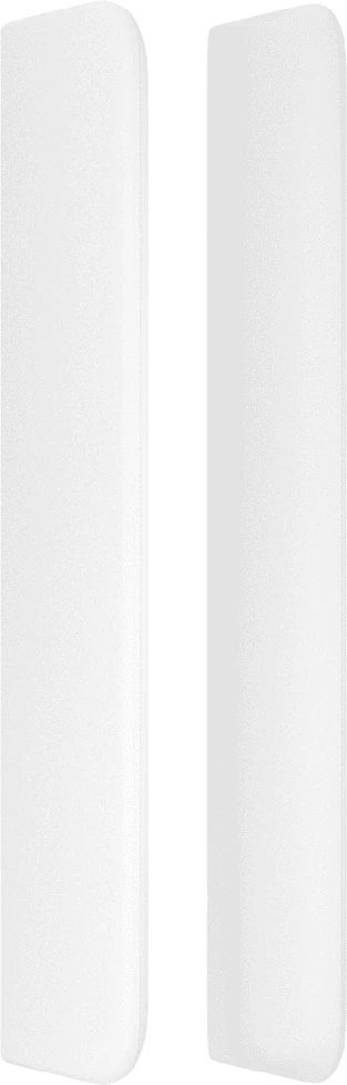 Lova su spyruoklėmis ir čiužiniu, balta,140x200cm, dirbtinė oda