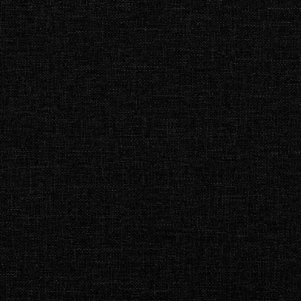 Lova su spyruoklėmis ir čiužiniu, juoda, 180x200 cm, audinys