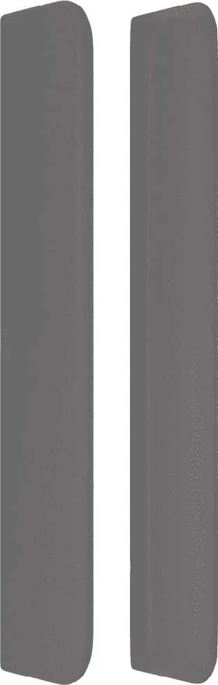 Lova su spyruoklėmis ir čiužiniu, pilka, 200x200cm dirbtinė oda
