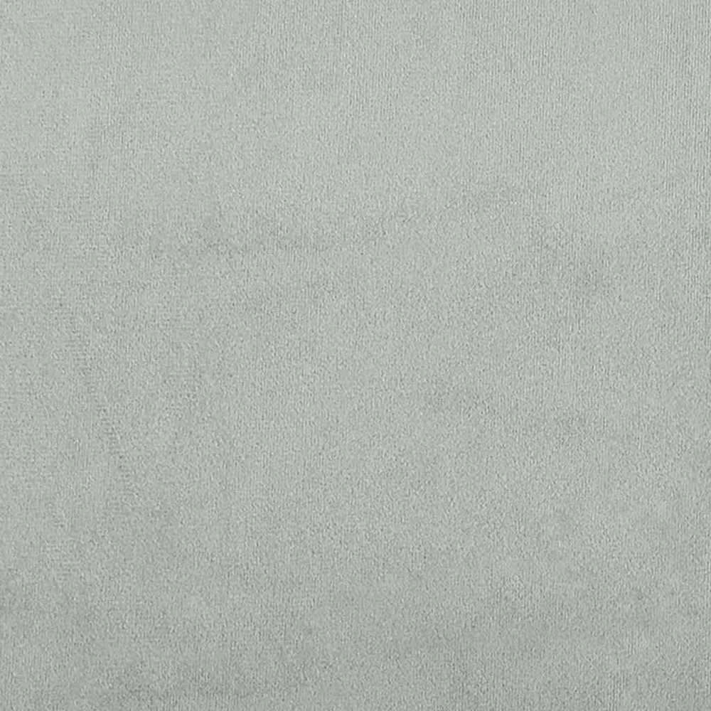 Lova su spyruoklėmis ir čiužiniu, pilka, 160x200 cm, aksomas