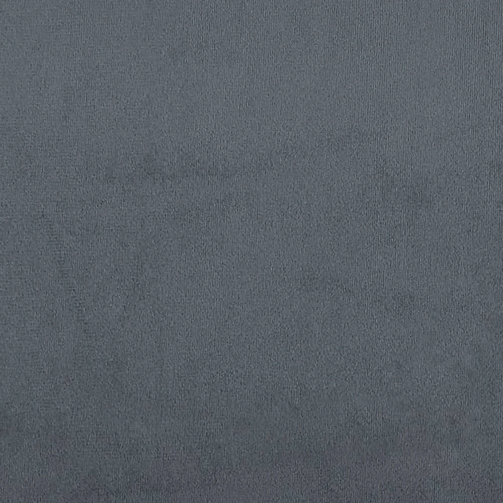 Lova su spyruoklėmis ir čiužiniu, pilka, 140x200 cm, aksomas