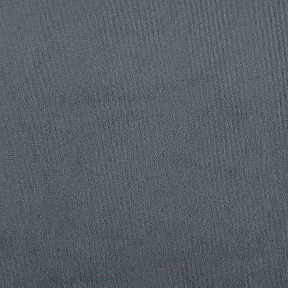 Lova su spyruoklėmis ir čiužiniu, pilka, 80x210 cm, aksomas