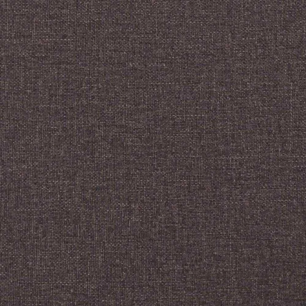 Lova su spyruoklėmis ir čiužiniu, ruda, 80x200 cm, audinys