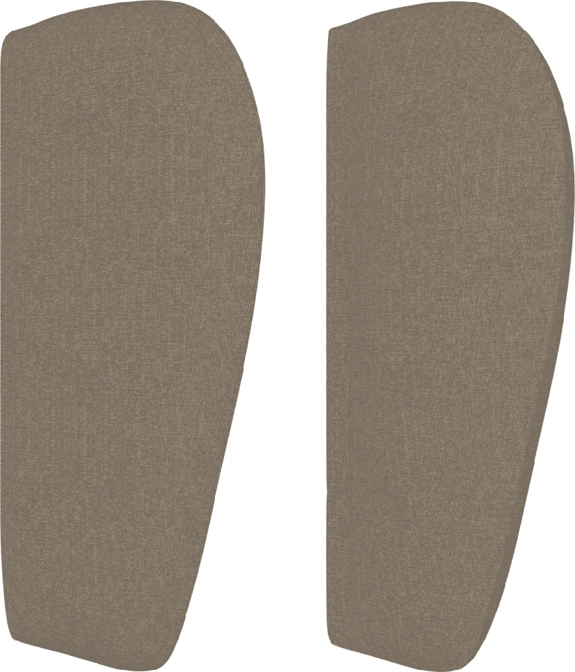 Lova su spyruoklėmis ir čiužiniu, taupe, 140x190 cm, audinys