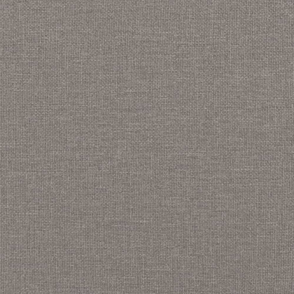 Lova su spyruoklėmis ir čiužiniu, taupe, 120x200 cm, audinys