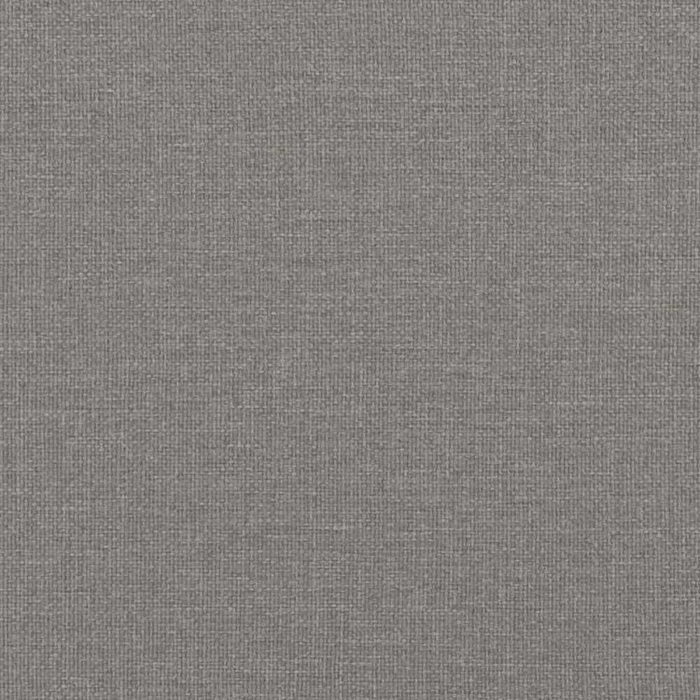 Lova su spyruoklėmis ir čiužiniu, taupe, 120x200 cm, audinys