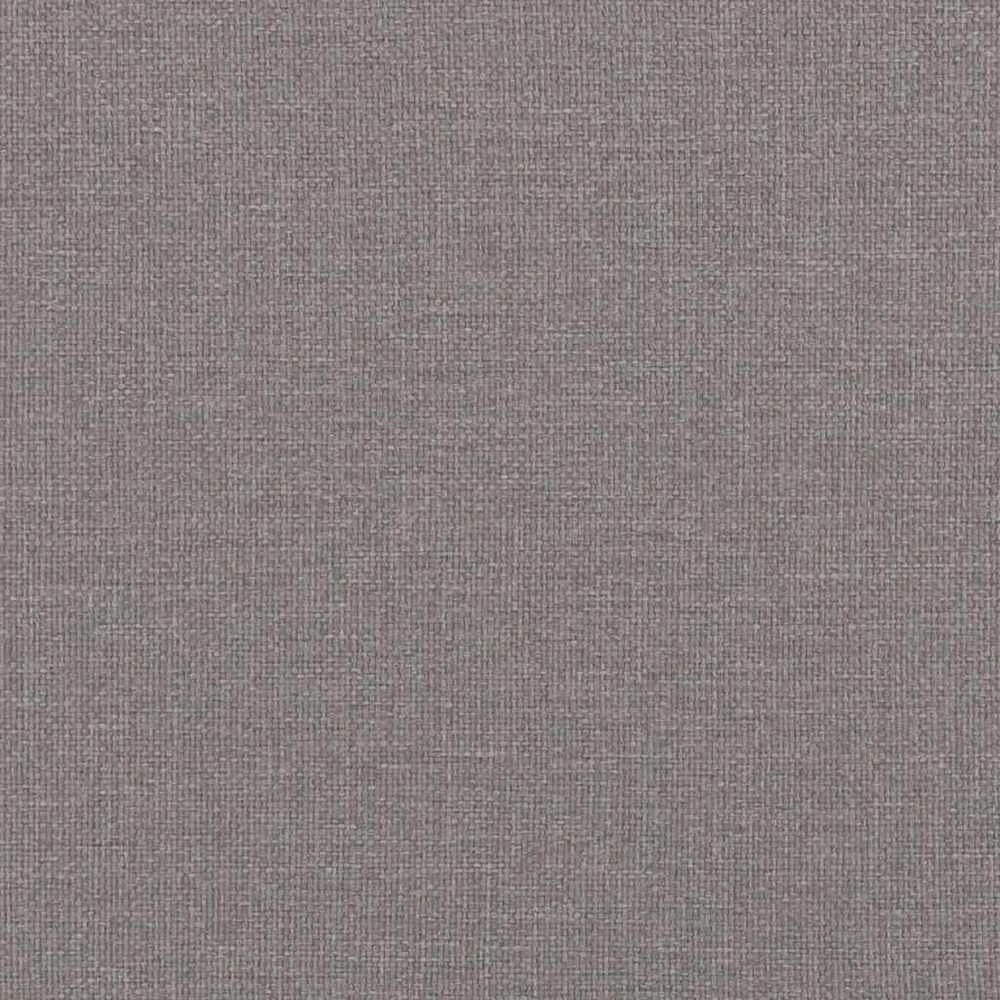 Lova su spyruoklėmis ir čiužiniu, taupe, 90x200 cm, audinys