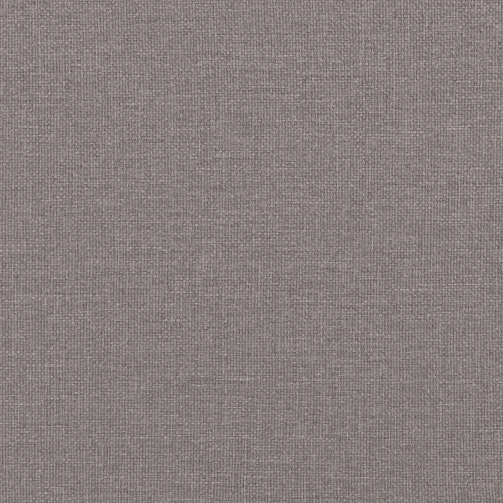 Lova su spyruoklėmis ir čiužiniu, taupe, 140x200 cm, audinys