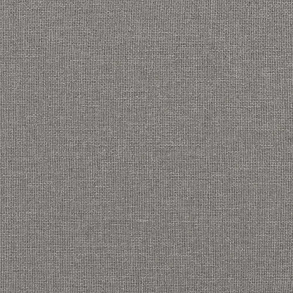 Lova su spyruoklėmis ir čiužiniu, taupe, 80x200 cm, audinys