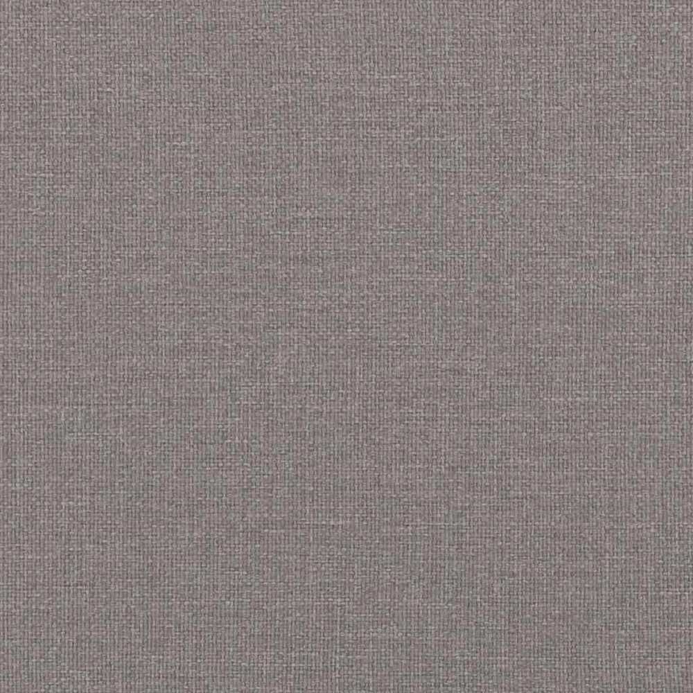 Lova su spyruoklėmis ir čiužiniu, taupe, 120x200 cm, audinys