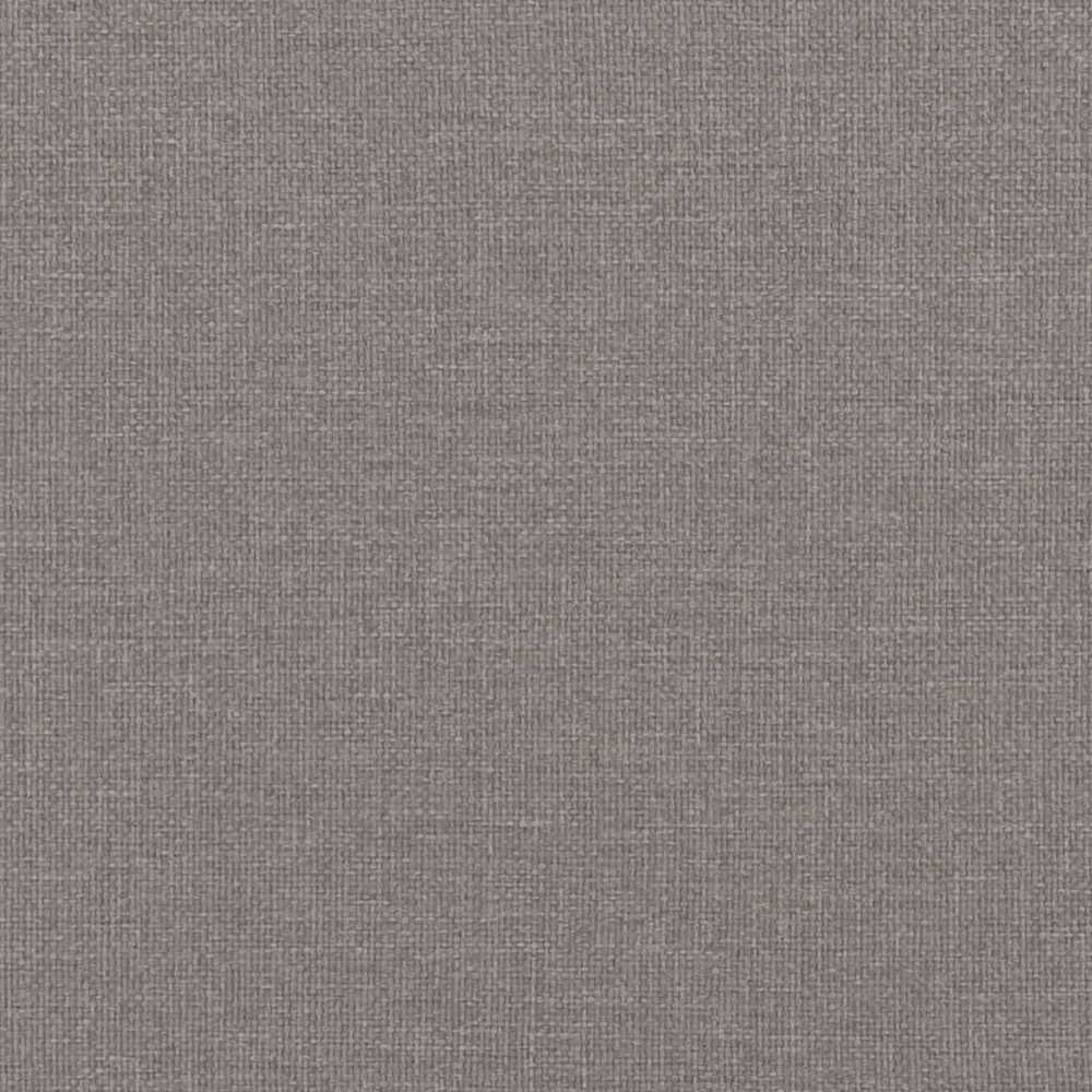 Lova su spyruoklėmis ir čiužiniu, taupe, 120x200 cm, audinys