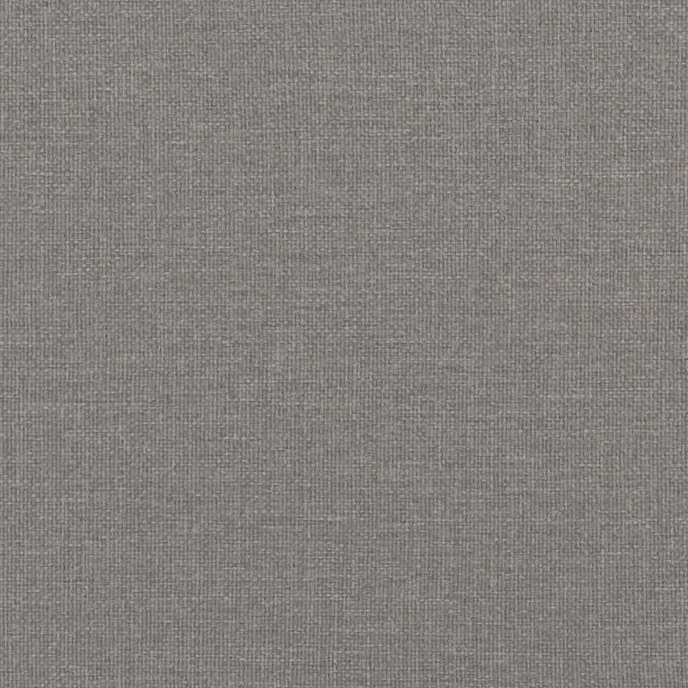 Lova su spyruoklėmis ir čiužiniu, taupe, 120x190cm, audinys