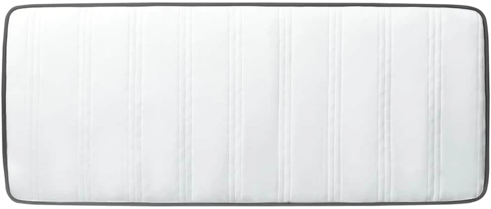 Lova su spyruokliniu čiužiniu, tamsi pilka, 100x200cm, audinys
