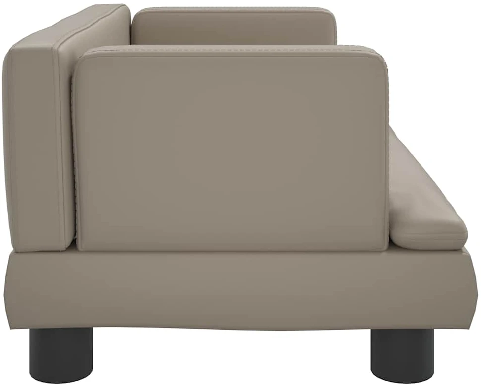 Lova šunims, kapučino spalvos, 60x40x30cm, dirbtinė oda