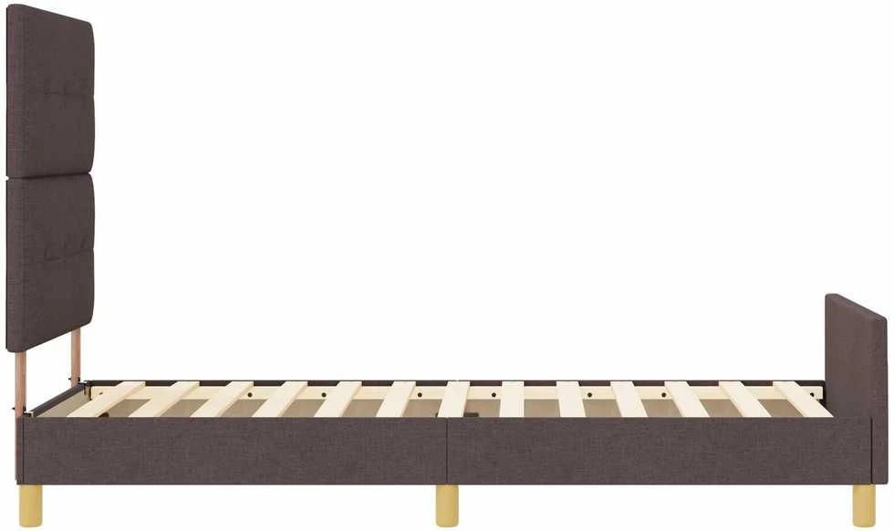 Lova Lovos rėmas su galvūgalio Tamsiai ruda 90 x 190 cm audinys