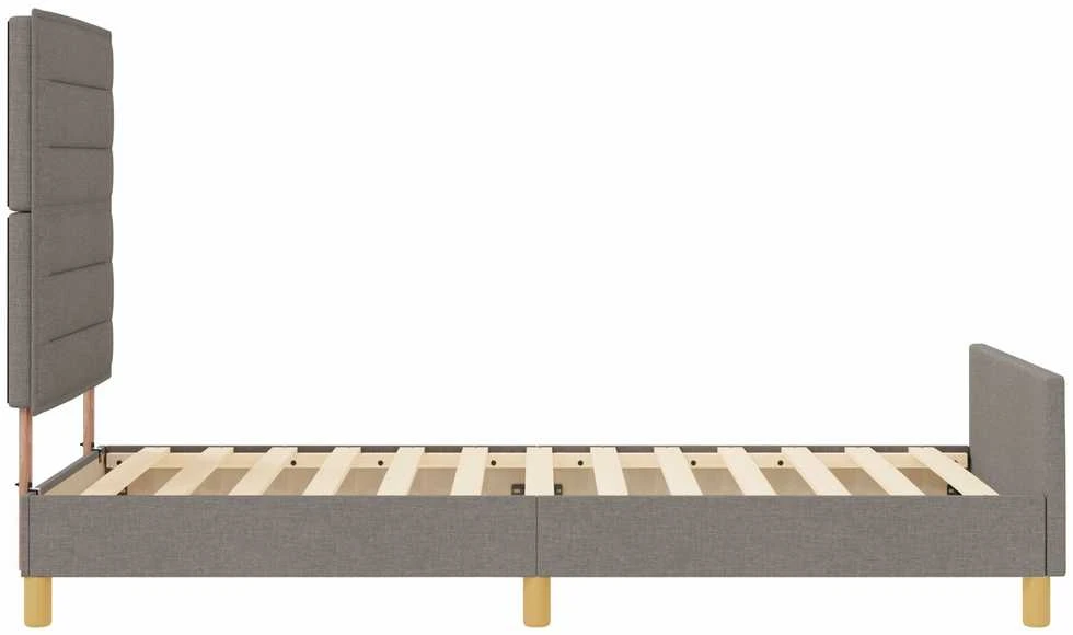 Lova Lovos rėmas su galvūgalio Tortora 90 x 200 cm audinys