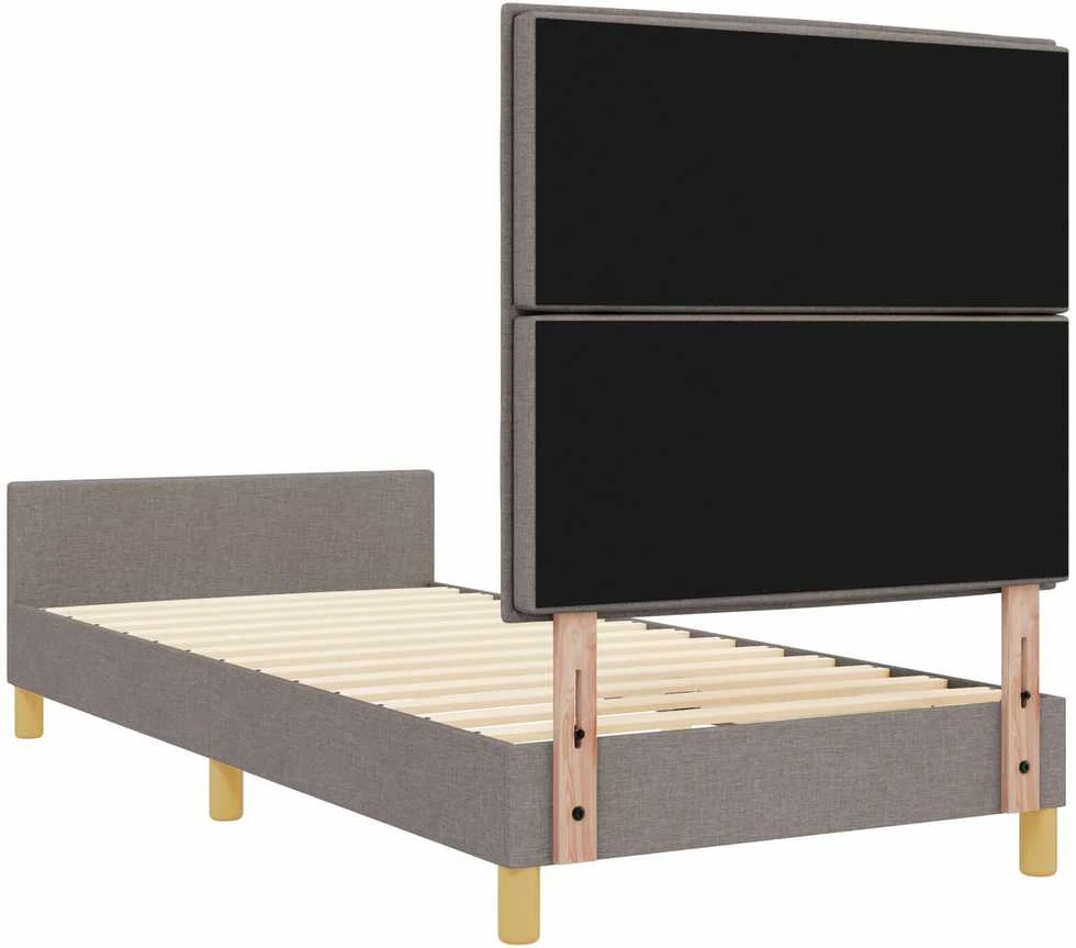 Lova Lovos rėmas su galvūgalio Tortora 90 x 200 cm audinys