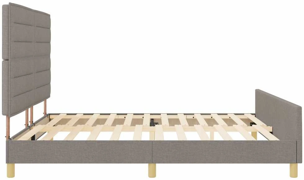 Lovos rėmas su galvūgalio Tortora 200 x 200 cm audinys