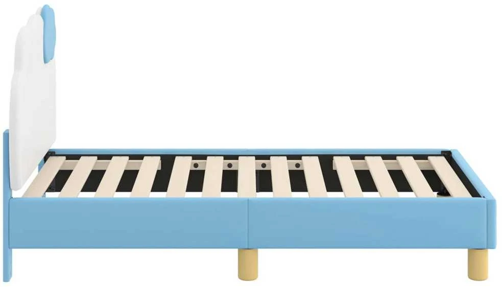 Lova Vaikiška Lovo Rėmas su Galvūgaliu Mėlyna 70 x 140 cm PU