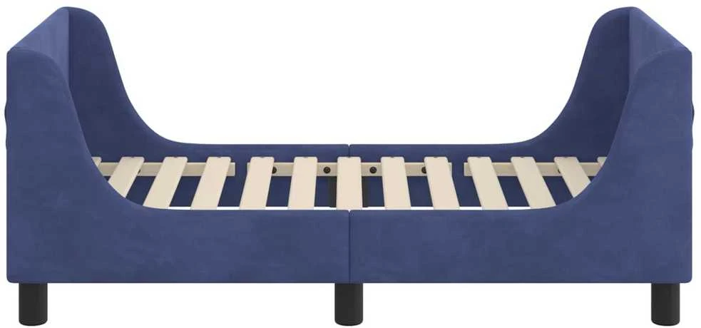 Lova Vaikiška Lovo Rėmas su Galvūgaliu Policijos mėlyna 70 x 140 cm