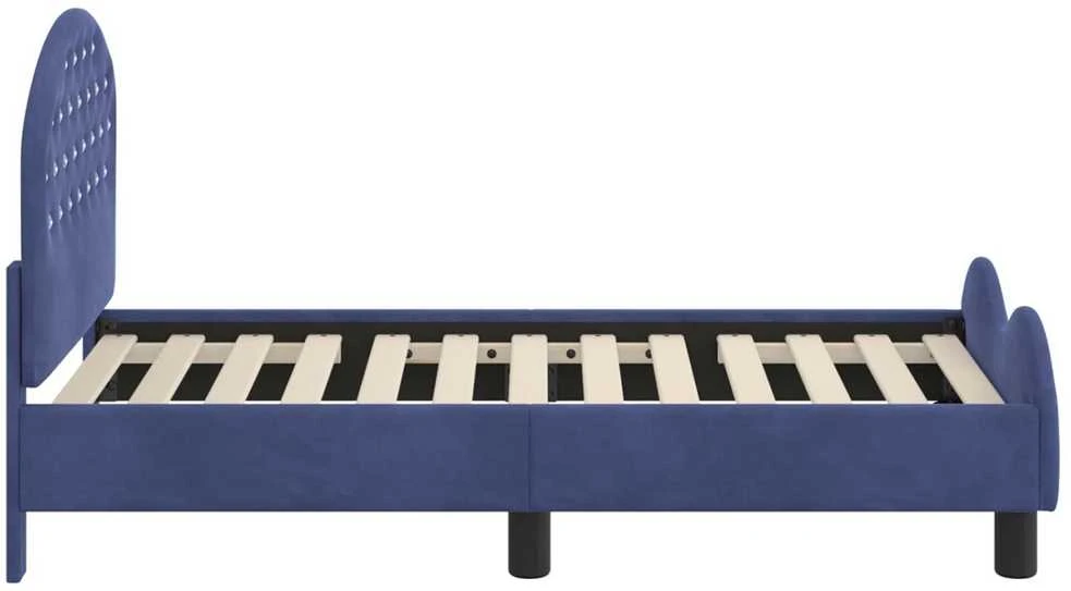 Lova Vaikiška Lovo Rėmas su Galvūgaliu Policijos mėlyna 70 x 140 cm